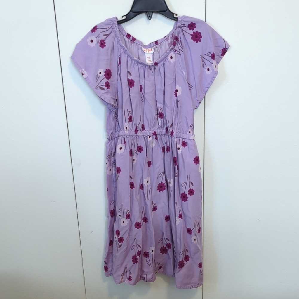 Floral Purple Kids Dress